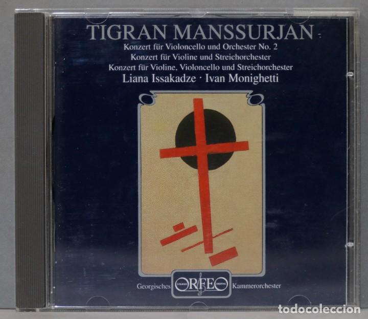 Music CDs: CD. Mansurian. Concerto pour violoncelle et pour violon. Issakadze, Monighetti