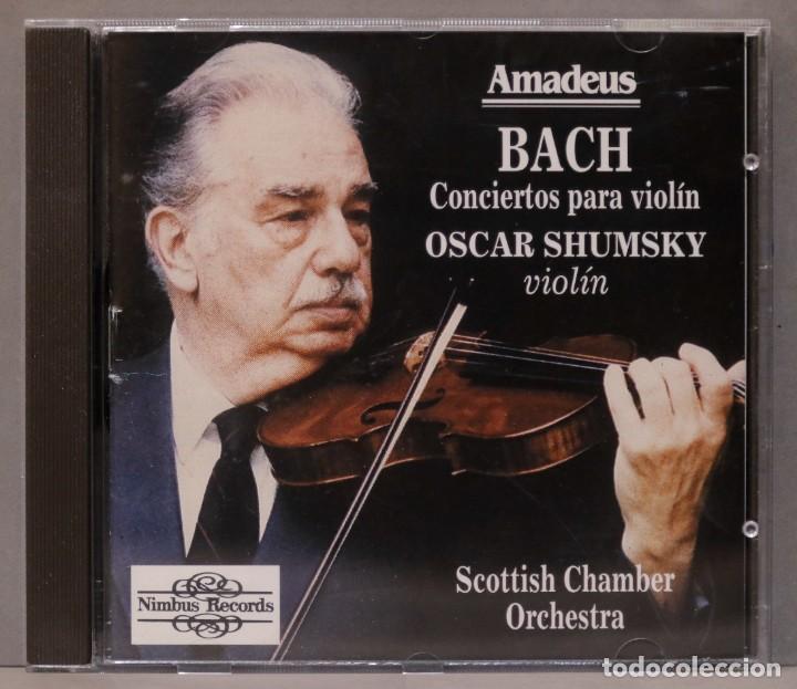CDs de m&uacute;sica: CD. BACH. CONCIERTOS PARA VIOLIN. SHUMSKY - Foto 1