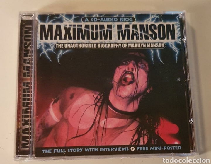 CDs de m&uacute;sica: MARILYN MANSON / CD UNNOFFICIAL / MAXIMUM MANSON - Foto 1