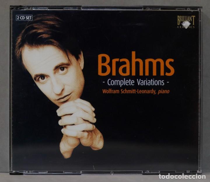 CDs de m&uacute;sica: 2 CD. Brahms. Wolfram Schmitt-Leonardy. Complete Variations - Foto 1