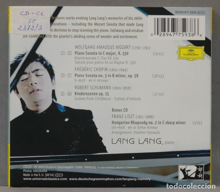 CDs de m&uacute;sica: CD. Lang Lang. Memory - Foto 2