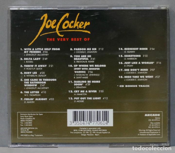 CDs de m&uacute;sica: CD. Joe Cocker. The Very Best Of - Foto 2