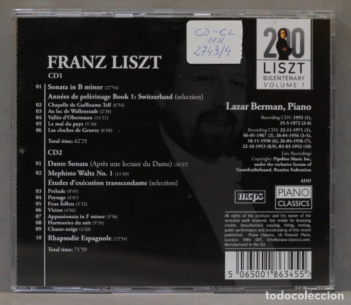 CDs de m&uacute;sica: 2 CD. LISZT. BERMAN. VOL. 1 - Foto 2