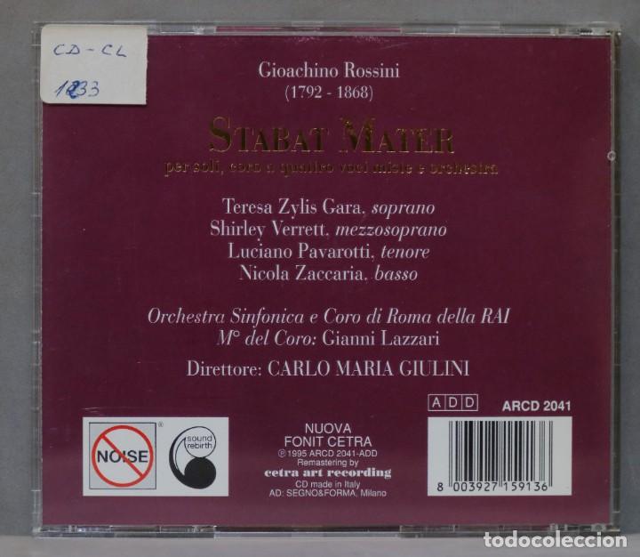 CDs de m&uacute;sica: CD. STABAT MATER. ROSSINI. GIULINI - Foto 2
