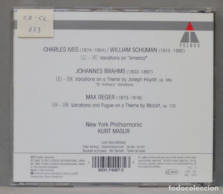 CDs de m&uacute;sica: CD. Brahms. Haydn Variations. MASUR - Foto 2