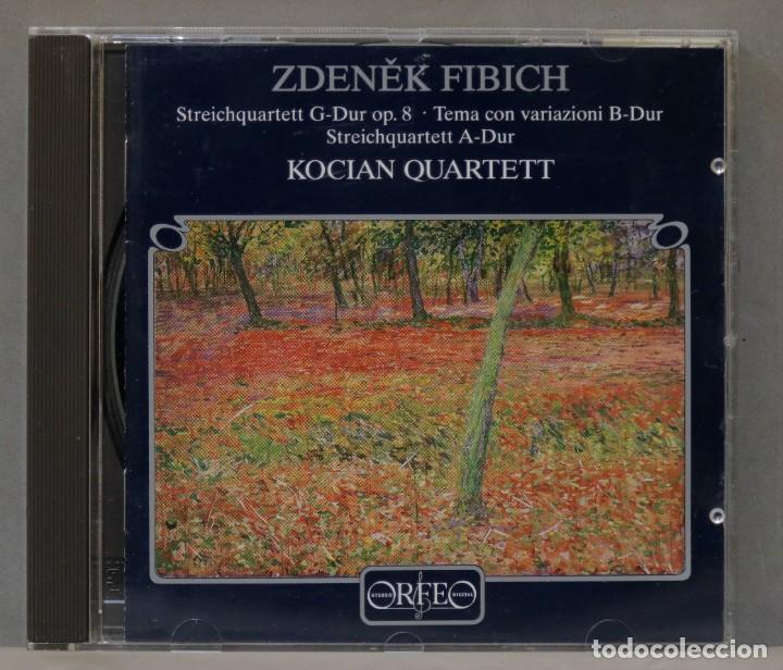 CDs de m&uacute;sica: CD. Fibich. String Quartets. Variations. Kocian Quartet - Foto 1