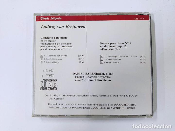 CDs de Música: GRANDES INTERPRETES. BARENBOIM. BEETHOVEN. CONCIERTO PARA PIANO. DEUTSCHE GRAMMOPHON CD.TDKCD62 - Foto 3 - 288206963