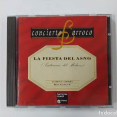 CDs de Musique: CONCIERTO BARROCO. LA FIESTA DEL ASNO. TRADICIONES DEL MEDIEVO. CD. TDKCD62. Lote 288207398