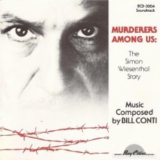CDs de Música: MURDERERS AMONG US: THE SIMON WIESENTHAL STORY / BILL CONTI CD BSO - BAY CITIES. Lote 288255573