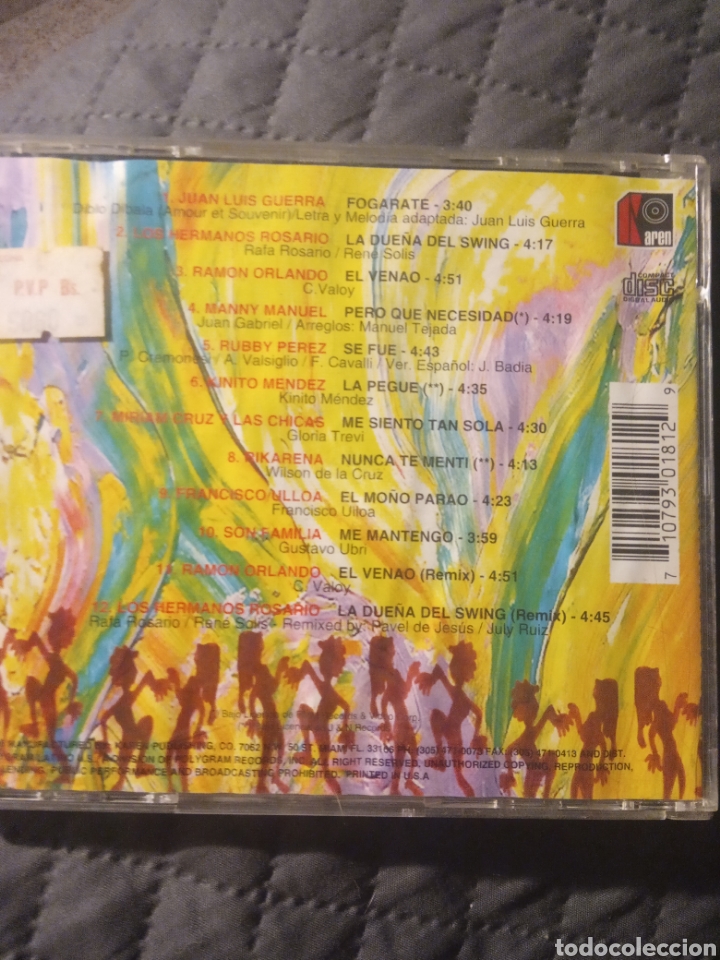 CDs de m&uacute;sica: Cd LOS GRANDES DEL MERENGUE - Foto 2