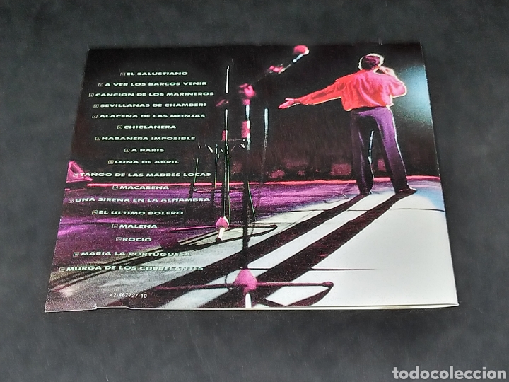 CDs de m&uacute;sica: CARLOS CANO - DIRECTO - CD - 1990 - DISCO VERIFICADO - Foto 4