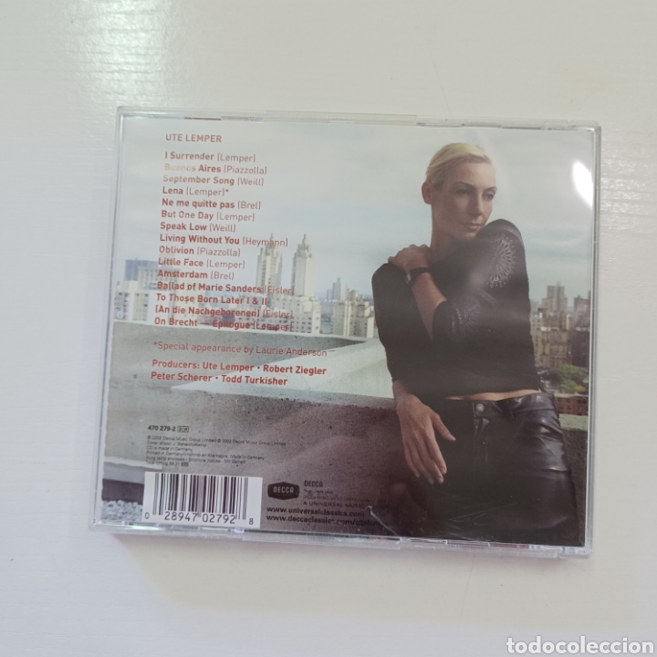 CDs de m&uacute;sica: UTE LEMPER - BUT ONE DAY - Foto 3