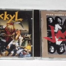 CDs de Música: JACKYL LOTE DE 2 CDS - JACKYL - PUSH COMES TO SHOVE