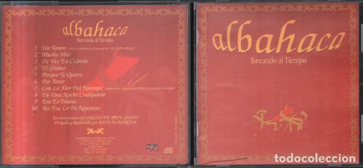 CDs de Musique: ALBAHACA.TOREANDO AL TIEMPO. CD-GRUPESP-614