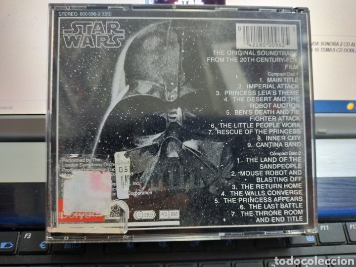 CDs de m&uacute;sica: Star wars doble CD con libreto - Foto 2