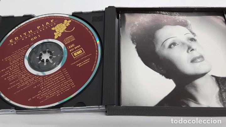 CDs de m&uacute;sica: 2 CD EDITH PIAF - 30e ANNIVERSAIRE - COMO NUEVO - Foto 2