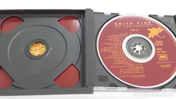 CDs de m&uacute;sica: 2 CD EDITH PIAF - 30e ANNIVERSAIRE - COMO NUEVO - Foto 3