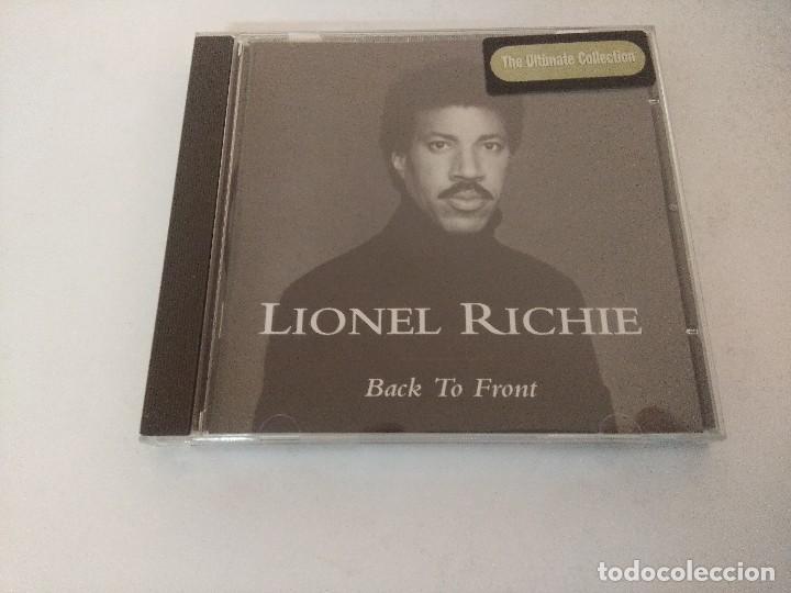 CDs de m&uacute;sica: CD/LIONEL RICHIE/BACK TO FRONT. - Foto 1