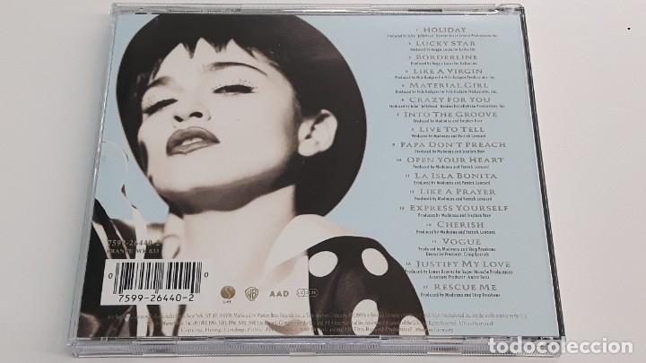 CDs de m&uacute;sica: CD - MADONNA - THE IMMACULATE COLLECTION - COMO NUEVO - Foto 3