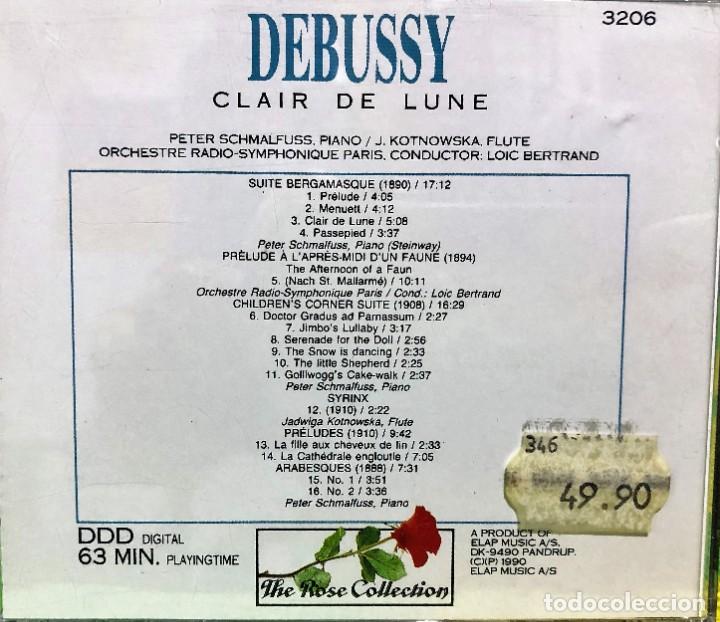 CDs de m&uacute;sica: Debussy &ndash; Clair De Lune . CD IMPORTED - Scandinavia - Foto 2