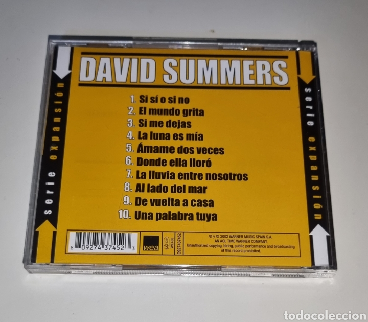 CDs de m&uacute;sica: DAVID SUMMERS / CD / SI S&Iacute; O SI NO ... Y OTROS &Eacute;XITOS - Foto 3