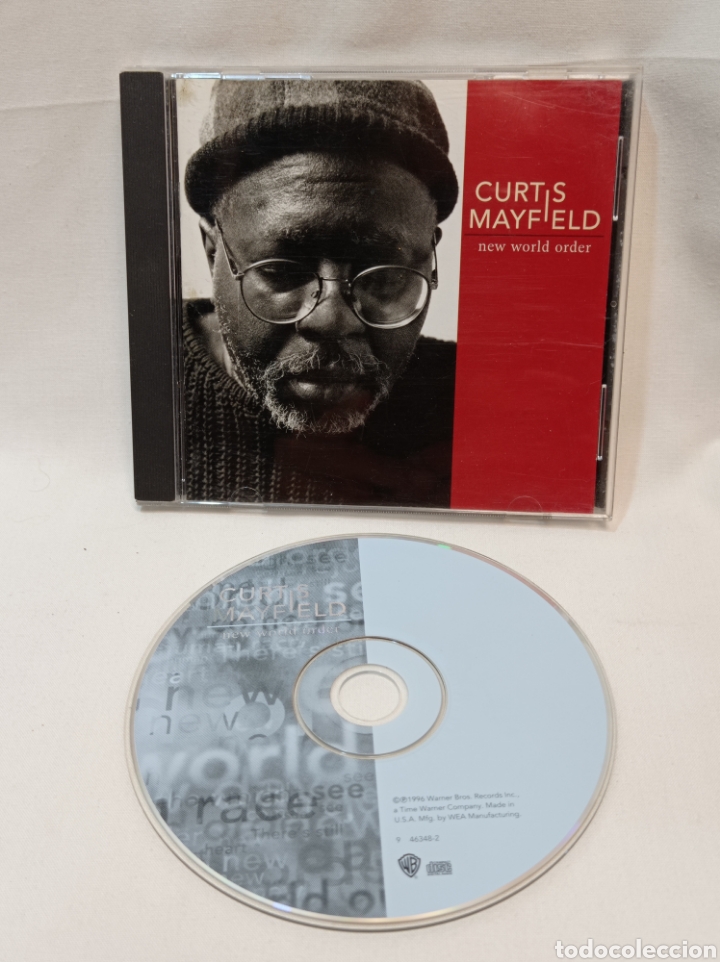 CDs de m&uacute;sica: CD CURTIS MAYFIELD NEW WORLD ORDER - Foto 1