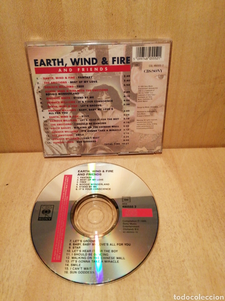 CDs de m&uacute;sica: Earth, Wind & Fire and friends. - Foto 3