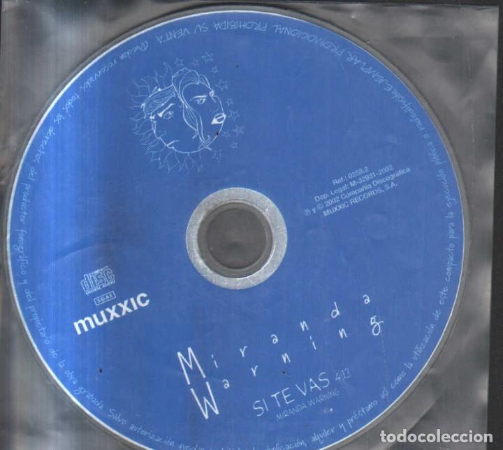 CDs de m&uacute;sica: SI TE VAS. MIRANDA WARNING. CD-SOLEXT-1123 - Foto 1