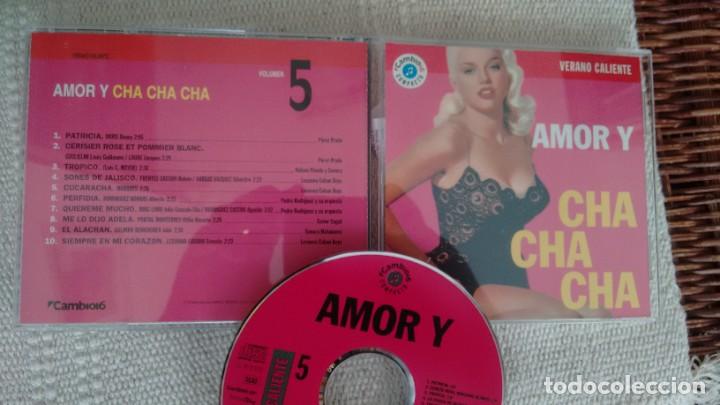 CDs de m&uacute;sica: CD-ALBUM AMOR Y CHA CHA CHA - Foto 1
