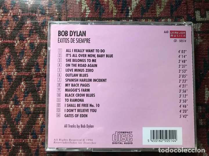 CDs de m&uacute;sica: Bob Dylan. &Eacute;xitos de siempre - Foto 2