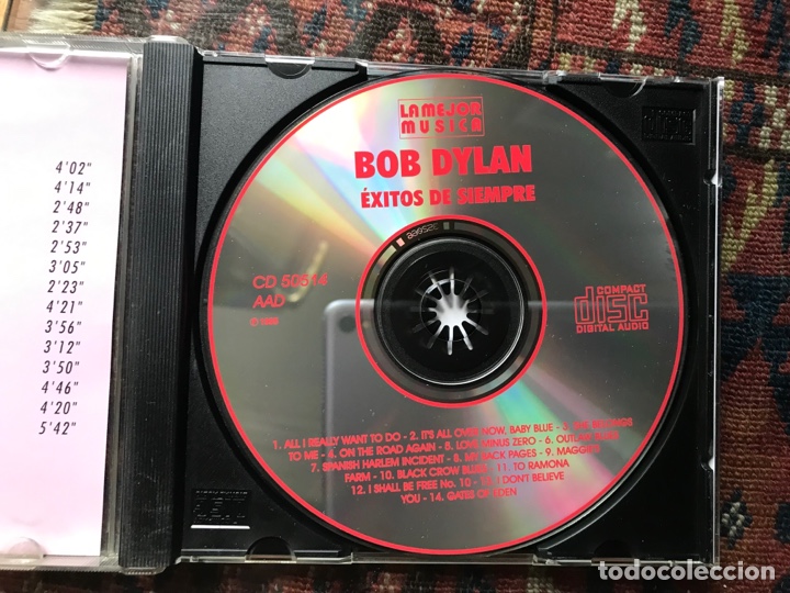 CDs de m&uacute;sica: Bob Dylan. &Eacute;xitos de siempre - Foto 3