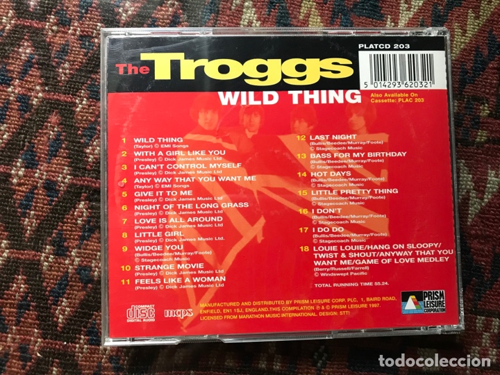 CDs de m&uacute;sica: The Troggs. Wild thing - Foto 2
