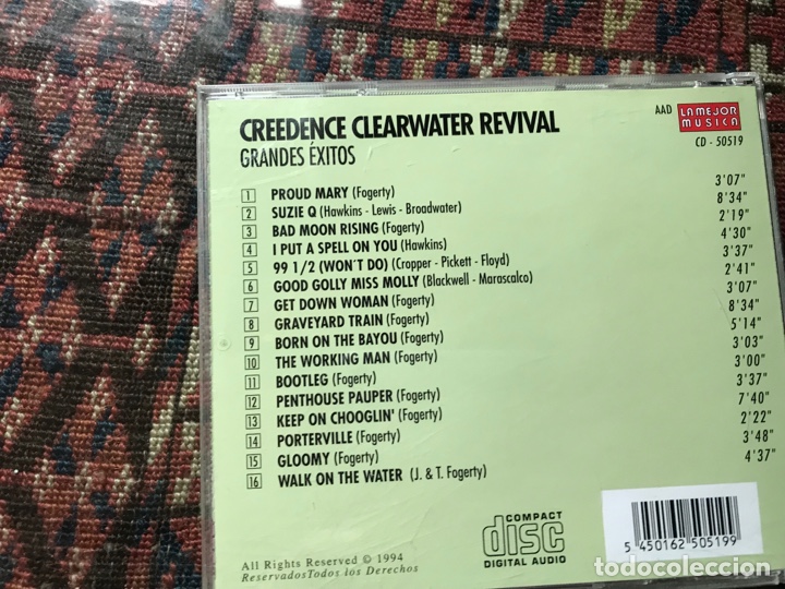 CDs de m&uacute;sica: Creedence Clearwater Revival. Grandes &eacute;xitos - Foto 2