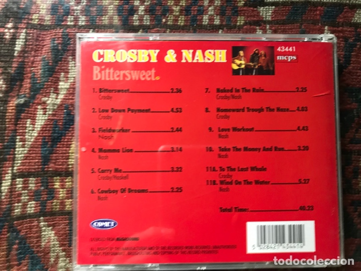 CDs de m&uacute;sica: Crosby & Nash. Bittersweet - Foto 2