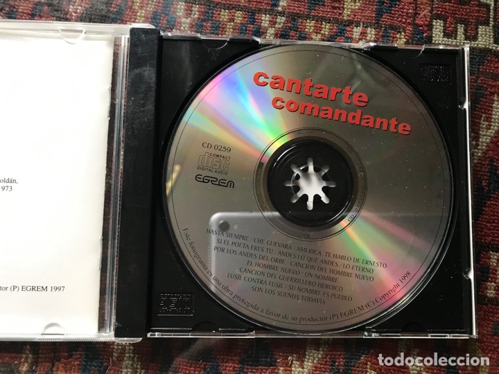 CDs de m&uacute;sica: Cantarte comandante. Al Che Guevara - Foto 3