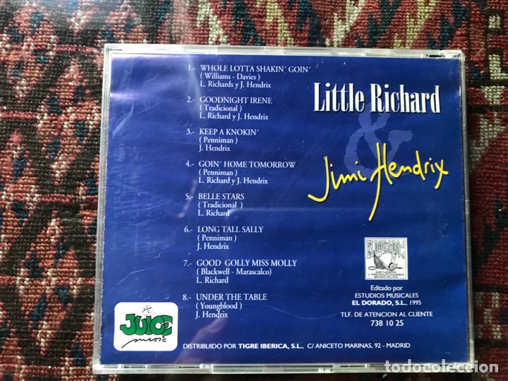 CDs de m&uacute;sica: Little Richard. Jimi Hendrix - Foto 2