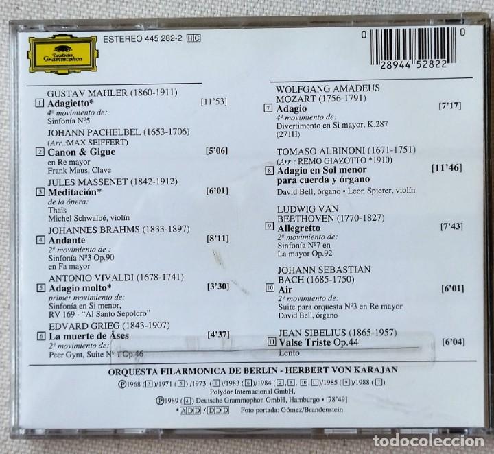 CDs de m&uacute;sica: KARAJAN-ADAGIO - Foto 2