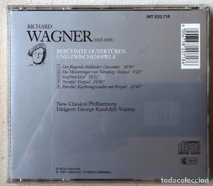 CDs de m&uacute;sica: RICHARD WAGNER BERHUMTE OVERTURE - Foto 2