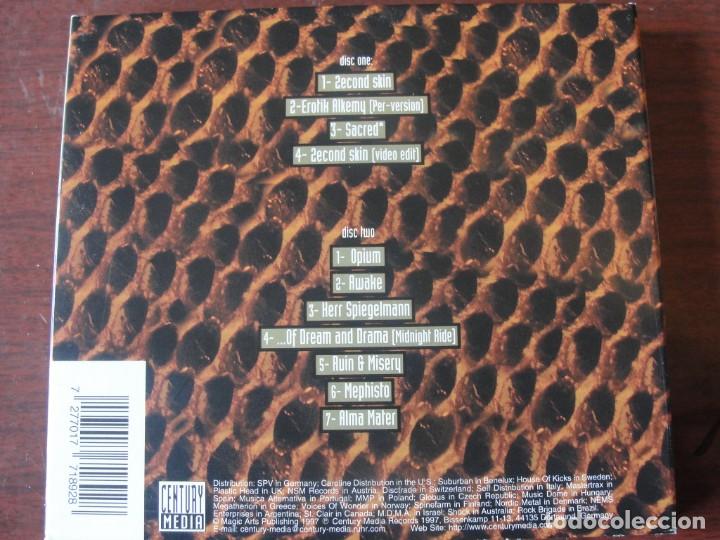 CDs de m&uacute;sica: MOONSPELL SECOND SKIN a&ntilde;o 1997 DIGIPACK 2 cds como nuevo - Foto 2