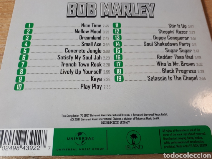 CDs de Música: BOB MARLEY COLOUR COLLECTION - Foto 2 - 289567038