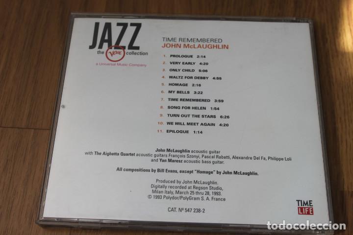 CDs de m&uacute;sica: JOHN MCLAUGHLIN CD Time Remembered - Foto 2
