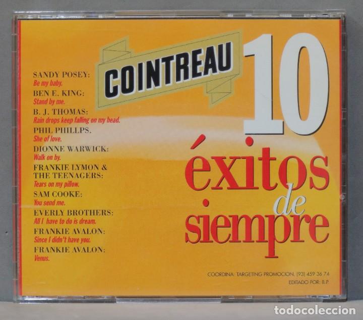 CDs de m&uacute;sica: CD. Various. Cointreau 10 Exitos de siempre - Foto 2