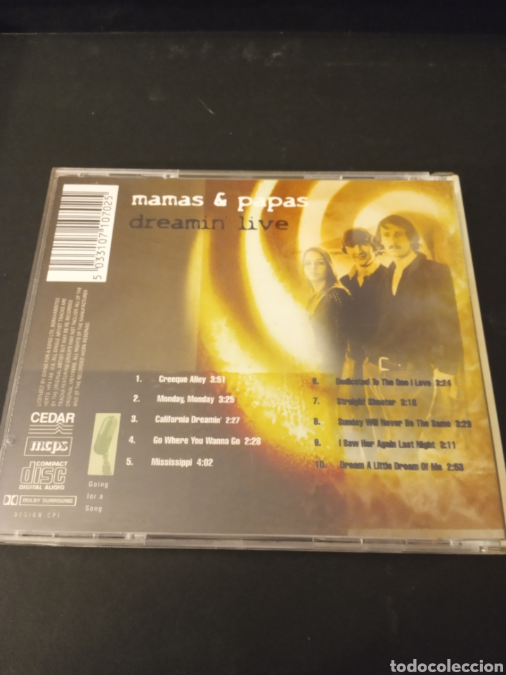 CDs de m&uacute;sica: Cd MAMAS & PAPAS &rdquo; DREAMIN LIVE &rdquo; - Foto 2