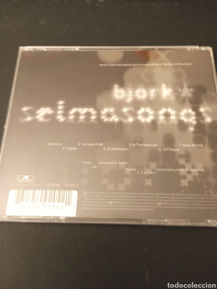 CDs de m&uacute;sica: Cd BJ&Ouml;RK &rdquo; SELMASONGS &rdquo; - Foto 2