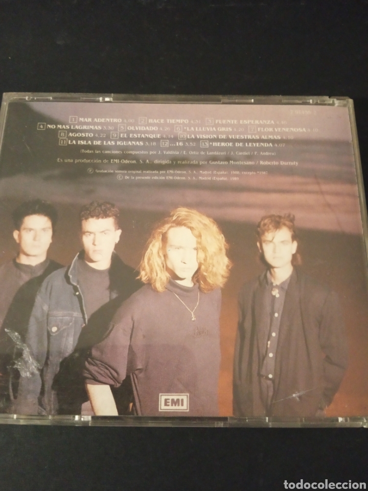 CDs de m&uacute;sica: Cd HEROES DEL SILENCIO &rdquo; EL MAR NO CESA &rdquo; - Foto 2