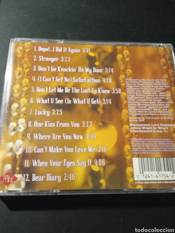 CDs de m&uacute;sica: Cd BRITNEY SPEARS &rdquo; OOPS I DIDNIT AGAIN &rdquo; - Foto 2