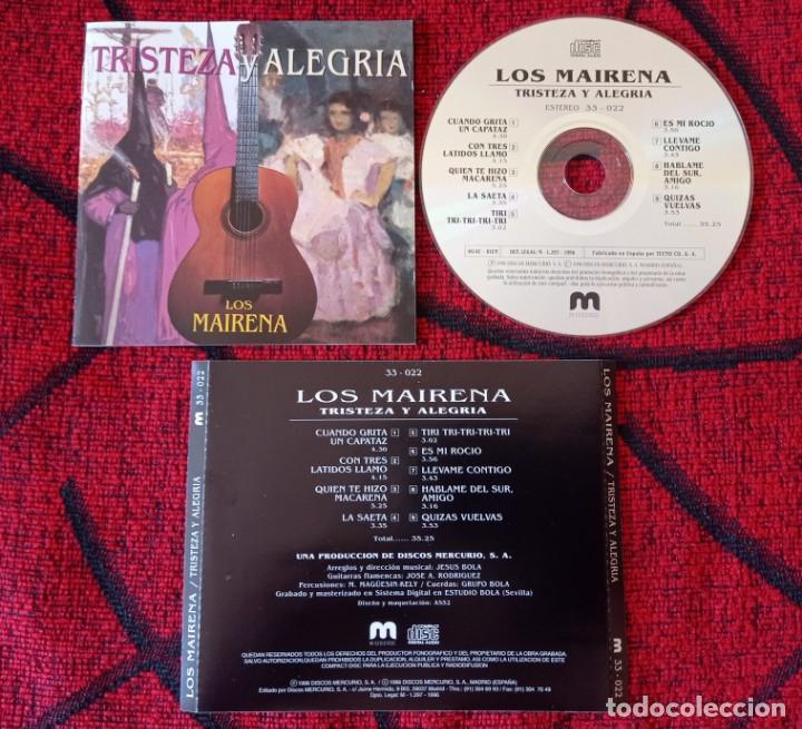 CDs de Musique: LOS MAIRENA Tristeza y Alegr&iacute;a CD ORIGINAL 1996 DESCATALOGADO MUY DIFICIL