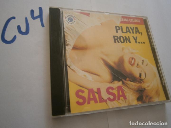 CDs de m&uacute;sica: ANTIGUO CD - VERANO CALIENTE - PLAYA, RON Y ..... SALSA - Foto 1
