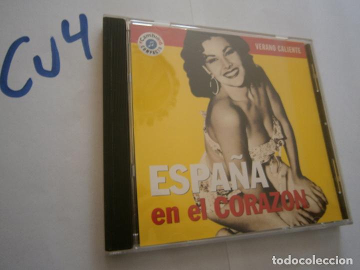 CDs de m&uacute;sica: ANTIGUO CD - VERANO CALIENTE - ESPA&Ntilde;A EN EL CORAZON - Foto 1
