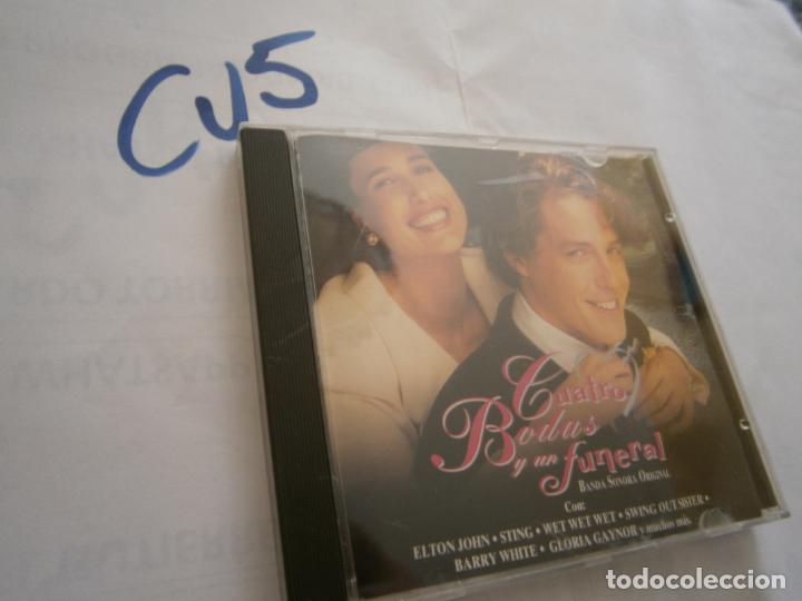 CDs de m&uacute;sica: ANTIGUO CD - CUATRO BODAS Y UN FUNERAL - Foto 1